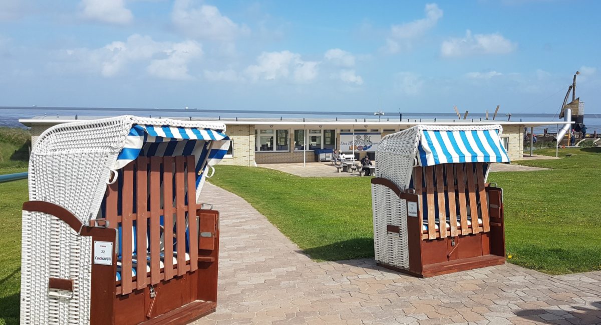 Zugang Strandpromenade Cuxhaven..